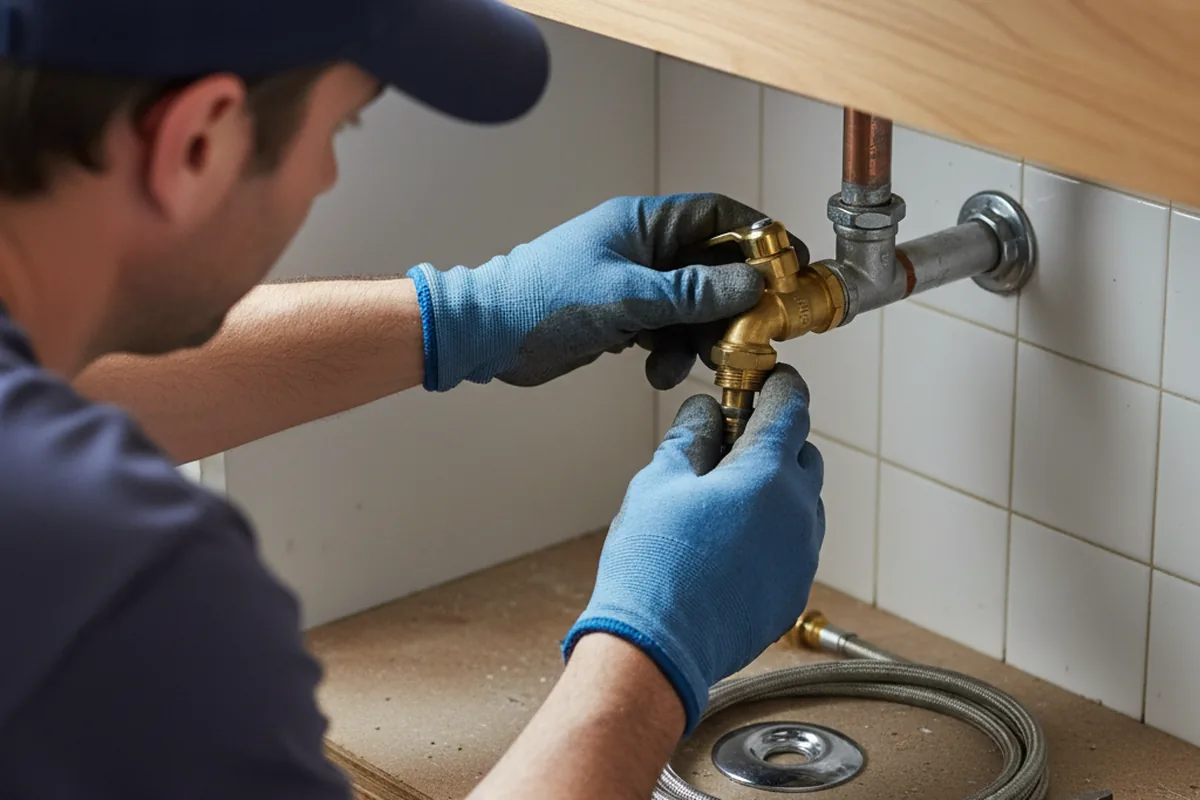 Shutoff valve and fitting work during Repiping in Blackfoot